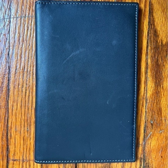 British Airways Concorde Grey Leather Notepad and Card Carrier/ Passport Holder - Picture 2 of 6